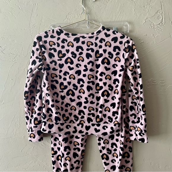 Be Magical Pink and Black Leopard Print Kids Pajama Set - Picture 8 of 9